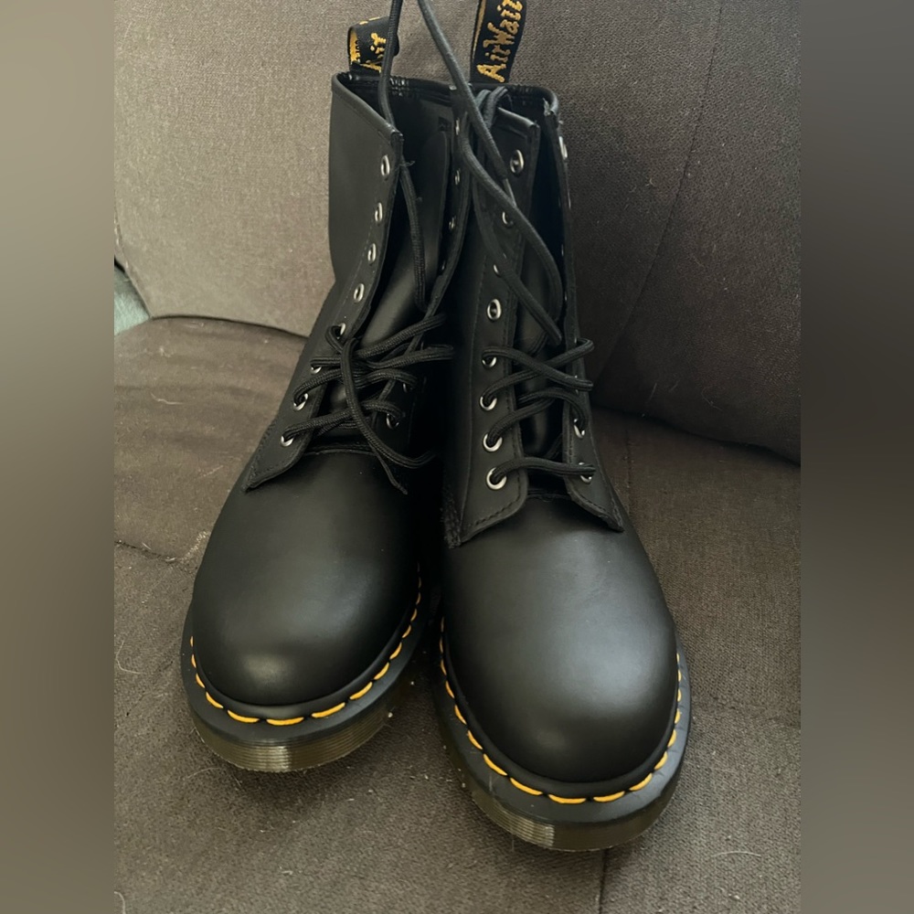 Ladies size 10 Doc Marten boots. Brand new. Never worn.